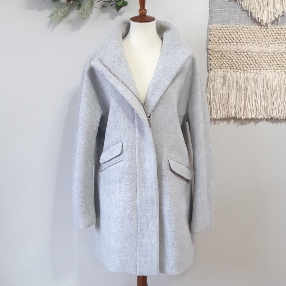 J. Crew | Cocoon Coat Italian Stadium-Cloth Wool